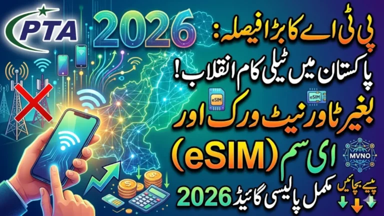 Pakistan Telecommunication Authority No Physical Networks in Pakistan eSIM: Complete MVNO Policy Guide 2026